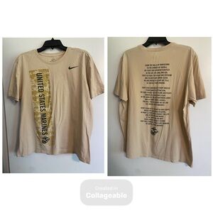 Nike Athletic Fit Marines Tee- Size XL